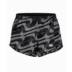 NIKE SWOOSH LOGO ALL OVER PRINT ATHLETIC SHORTS SIZE X-LARGE